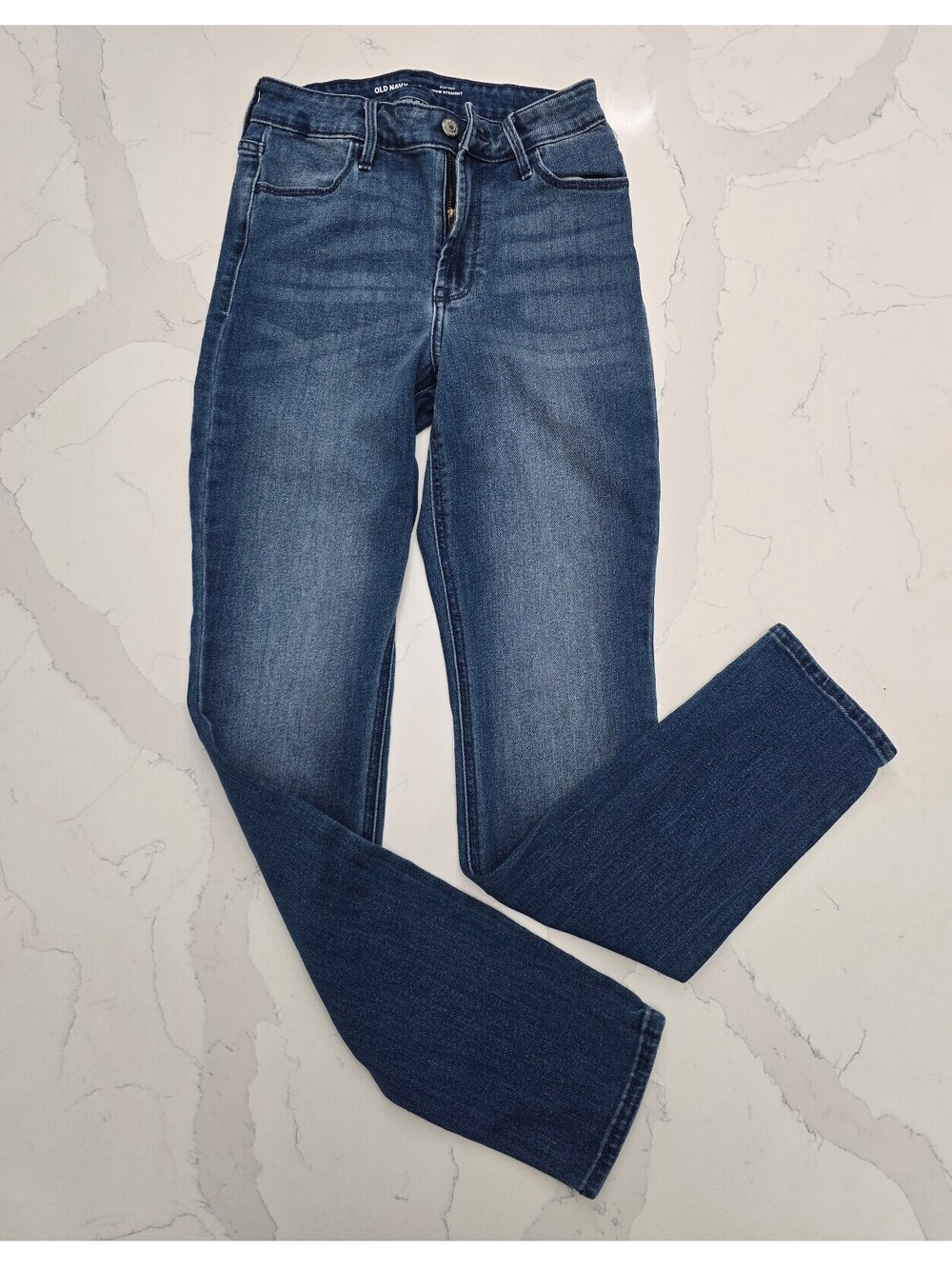 Old Navy High-Rise Wow Straight Women’s Medium Wash Denim